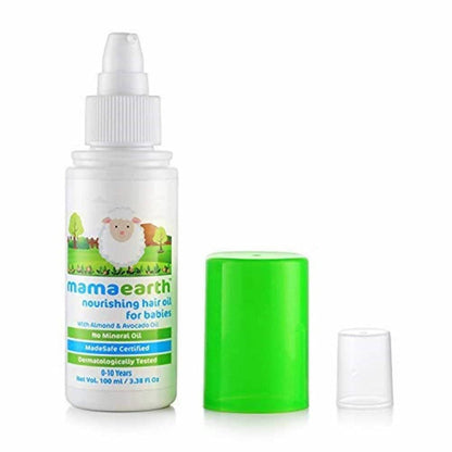 Mamaearth Nourishing Hair Oil For Babies For Repairs Dry Scalp & Stimulates New Hair Growth - 100 ml