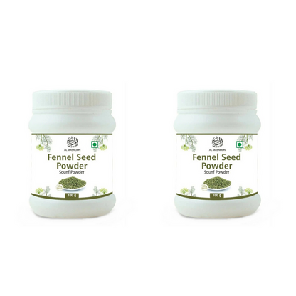 Al Masnoon Fennel Seed Powder - 100 gm - Pack of 2
