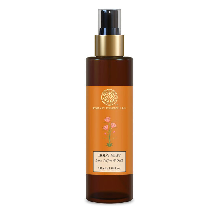 Forest Essentials Scented Body Mist Lime Saffron & Oudh - 50 ml
