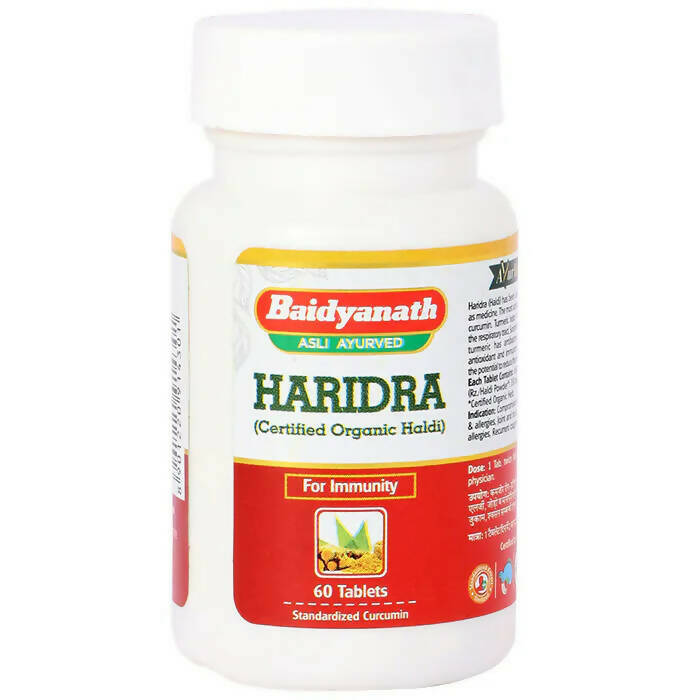 Baidyanath Jhansi Haridra Tablets - 60 tabs