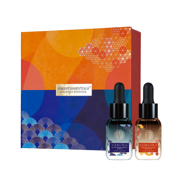 Forest Essentials High-Performance Day & Night Face Serums Duo - combo