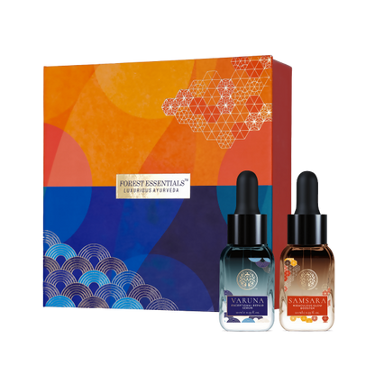 Forest Essentials High-Performance Day & Night Face Serums Duo - combo