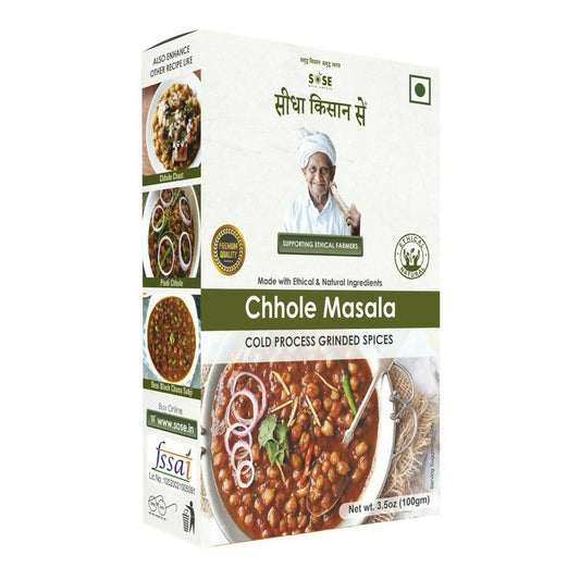Gir Sidha Kisan Se Natural Chhole Masala - 100 gm