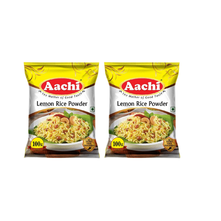 Aachi Lemon Rice Powder - 100 gm - Pack of 2