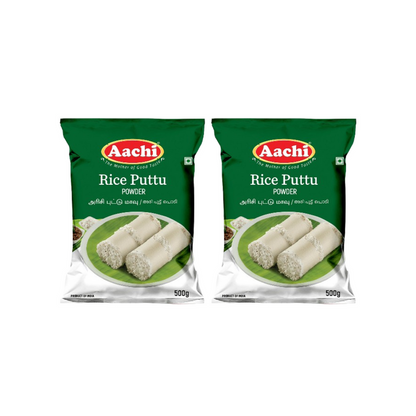 Aachi Rice Puttu Powder - 500 gm - Pack of 2