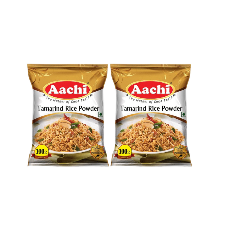 Aachi Tamarind Rice Powder - 50 gm - Pack of 2