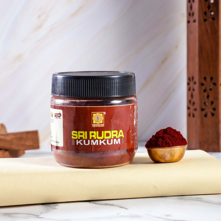 Sri Rudra Kumkum Jar - 60 gm - Pack of 5