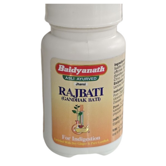Baidyanath Raj Bati (Gandhak Bati) - Pack of 1 - 60 tabs