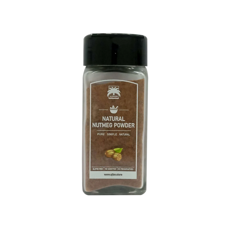 Ajfan Natural Nutmeg Powder - 60 gm
