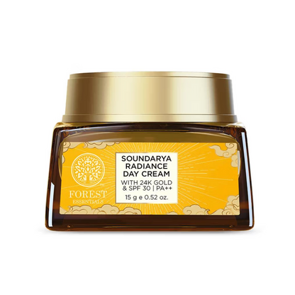 Forest Essentials Soundarya Radiance Cream With 24K Gold & SPF30 - 15 gm