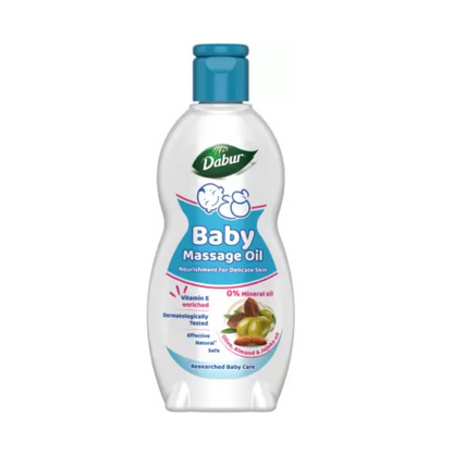 Dabur Baby Oil Enriched With Baby Loving Ayurvedic Oils - 200 ml