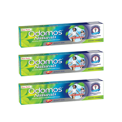 Dabur Odomos Naturals Non-Sticky Mosquito Repellent Cream - 50 gm - Pack of 1