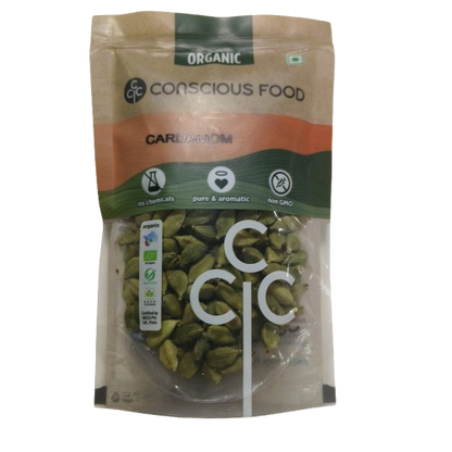 Conscious Food Organic Cardamom (Elaichi) - 50 gm