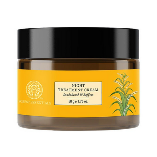 Forest Essentials Night Treatment Cream With Sandalwood & Saffron - 50 gm