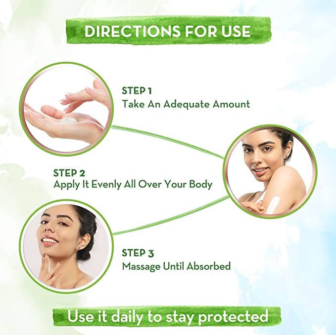 Mamaearth Ubtan Sunscreen Body Lotion SPF 30 - 300 ml