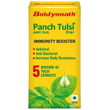 Baidyanath Kolkata Panch Tulsi (Amrit Tulsi) Drop - 30 ml