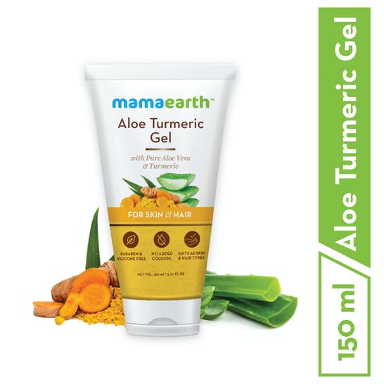 Mamaearth Aloe Turmeric Gel For Skin & Hair - 150 ml