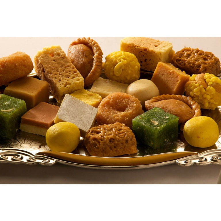 Pulla Reddy Assorted Sweets | Pure Ghee Assorted Sweets for Gifting | Pulla Reddy Assorted Ghee Indian Sweets - 450 gm