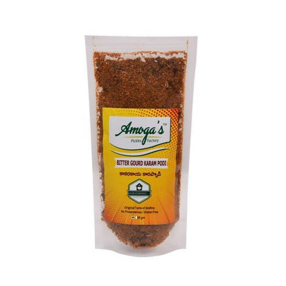 Amoga's Pickles Factory Bitter Gourd Kakarakaya Karam Podi - 250 gm