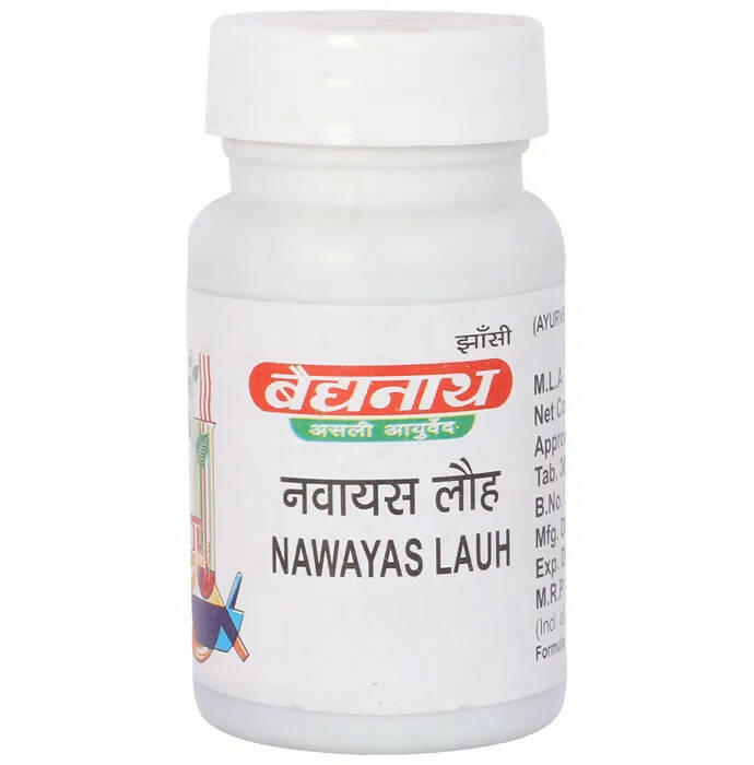 Baidyanath Jhansi Nawayas Lauh Tablets - 40 tabs