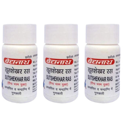Baidyanath Sootsekhar / Sutshekhar Ras - 40 tabs - Pack of 1