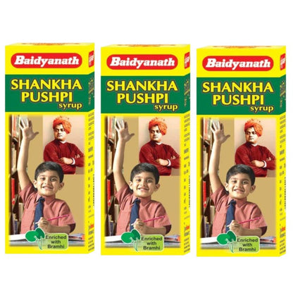 Baidyanath Kolkata Shankhapushpi Syrup - 200 ml - Pack of 1