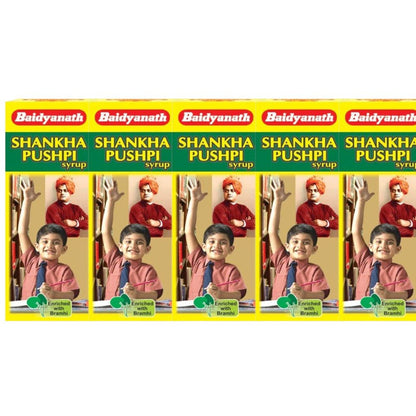 Baidyanath Kolkata Shankhapushpi Syrup - 200 ml - Pack of 1