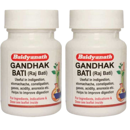 Baidyanath Raj Bati (Gandhak Bati) - Pack of 1 - 60 tabs