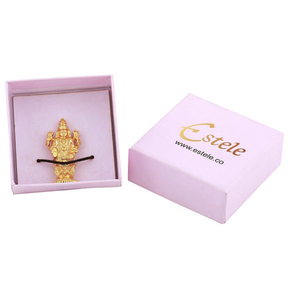 Estele Gold-Polished Lord Tirupati Balaji Idol Showpiece for Pooja Mandir/ Home Decorative