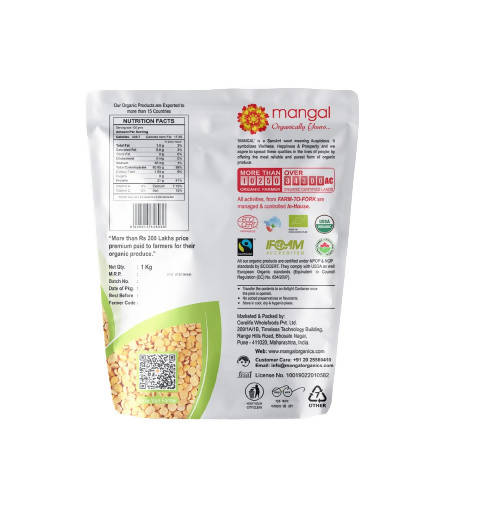 Mangal Organics Toor Dal - 1 kg