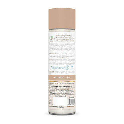 Mamaearth Rice Water Dewy Face Toner with 96% Pure Rice Water Extract & 4% Niacinamide for Glass Skin - 150 ml