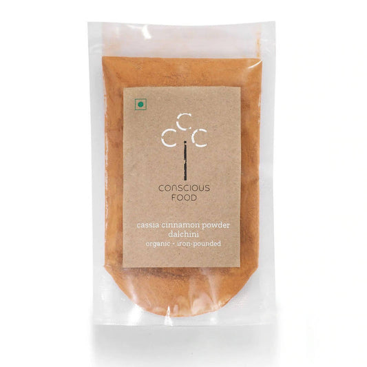 Conscious Food Organic Cinnamon Powder (Dal Chini) - 50 gm