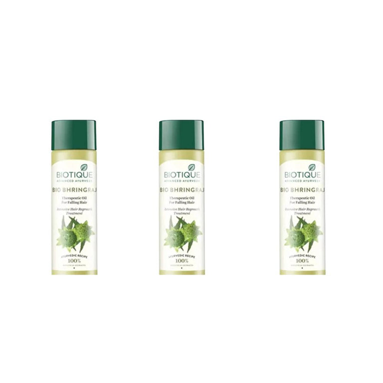 Biotique Bio Bhringraj Fresh Growth Therapeutic Oil For Falling Hair - 100 ml - Pack of 1
