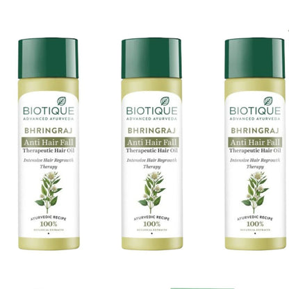 Biotique Bio Bhringraj Fresh Growth Therapeutic Oil For Falling Hair - 100 ml - Pack of 1