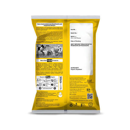 Nature Land Organics Soybean Whole - 500 gm