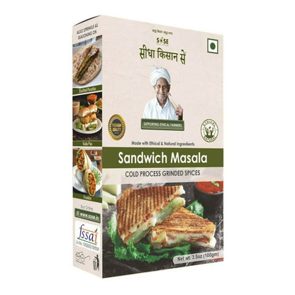 Gir Sidha Kisan Se Natural Sandwich Masala - 100 gm