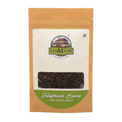 Ainmane Garbled Whole Black Pepper - 100 gm
