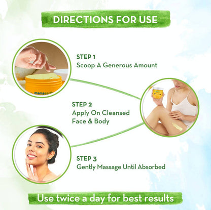 Mamaearth Ubtan Nourishing Cold Cream with Turmeric & Saffron - 100 gm