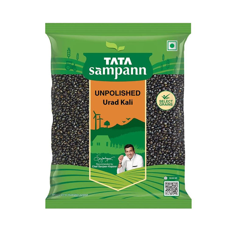 Tata Sampann Unpolished Urad Kali - 1 kg