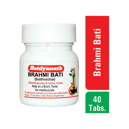 Baidyanath Nagpur Brahmi Bati - 40 tabs