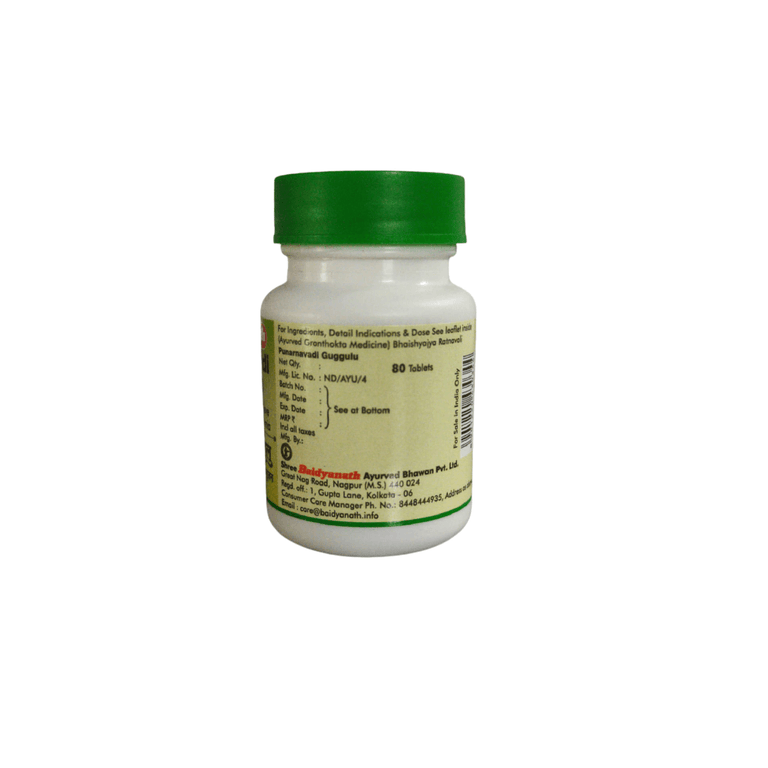 Baidyanath Jhansi Punarnavadi Guggulu - 80 tabs