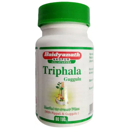 Baidyanath Nagpur Triphala Guggulu - 80 tabs