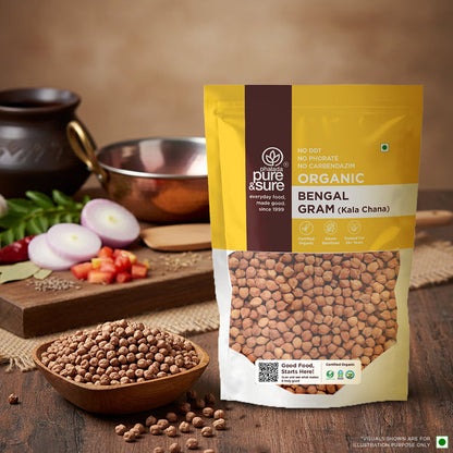 Pure & Sure Organic Bengal Gram - 500 gm