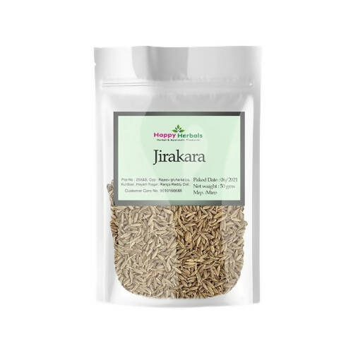 Happy Herbals Jirakara (Cumin) - 50 gm