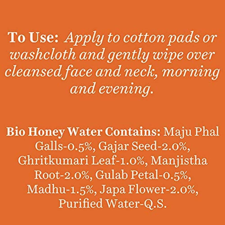 Biotique Bio Honey Water With Pore Tightening Toner - 120 ml