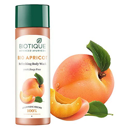 Biotique Bio Apricot Refreshing Body Wash - 190 ml
