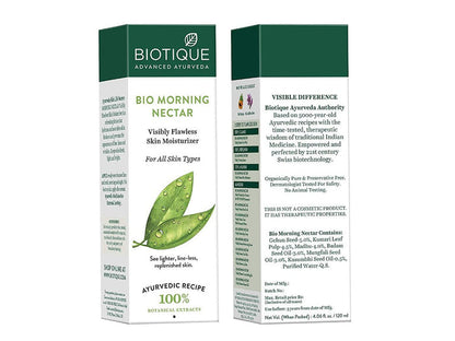 Biotique Bio Morning Nectar Visibly Flawless Skin Moisturizer - 120 ml