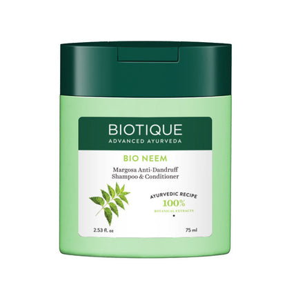 Biotique Bio/Fresh Neem Anti Dandruff Shampoo & Conditioner - 120 ml