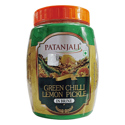 Patanjali Green Chilli Lemon Pickle - 500 gm