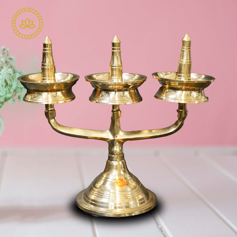 Brass Thrikal Diya